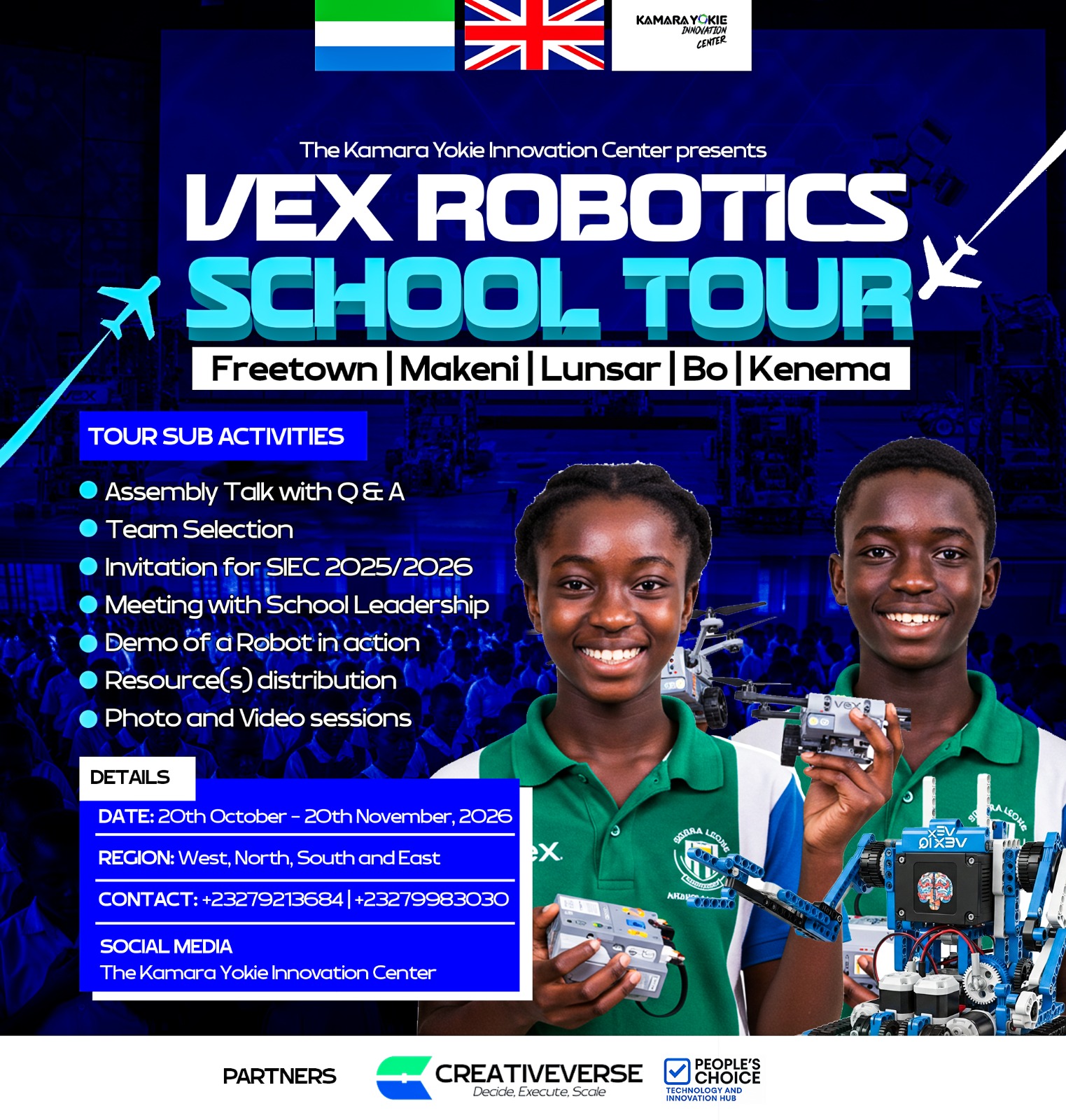 VEX Robotics School Tour 2026 — Nationwide STEM & Robotics Tour